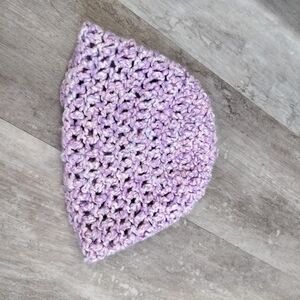Handmade Purple Crochet Beanie